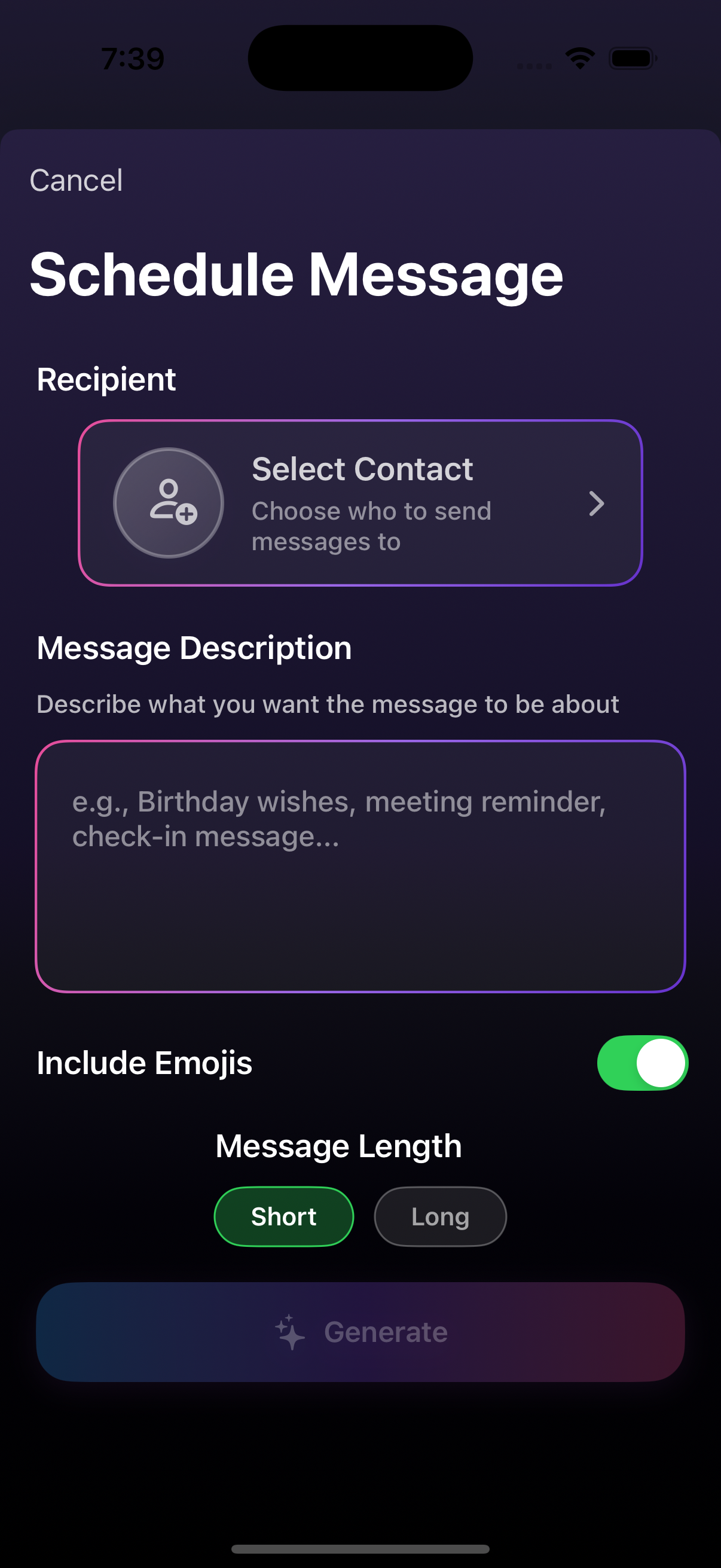 AI Assistant Feature