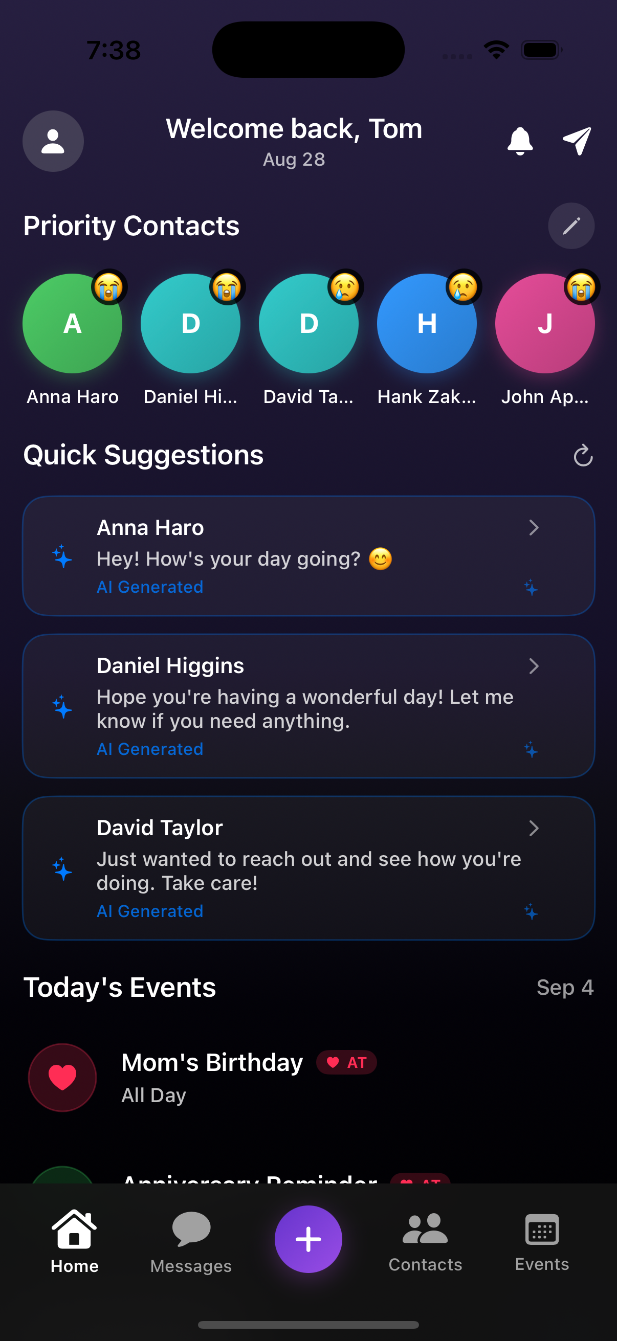 Personal Assistant Feature